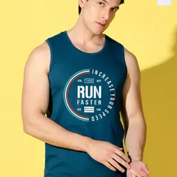 WOOSTRO 2-Pc Printed Odour-Free Cotton Innerwear Vests VWS26(RUN PEACOCK)(MORE WHITE)-image-61