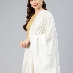 swatika Embroidered Dupatta with Sequinned-17