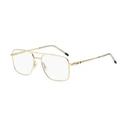 HUGO Gold Rectangular Eye Frames for Men-image-11