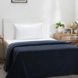 Maspar Blue Cotton 200 TC Single Bed Cover-image-99