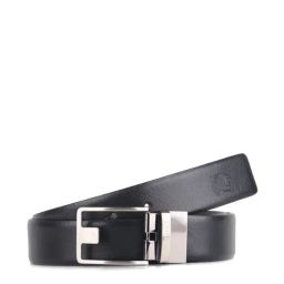 Red Chief Black Textured Reversible Belt-39