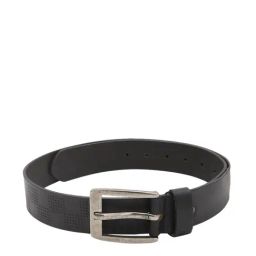 Spykar Black Solid Waist Belt for Men-image-37