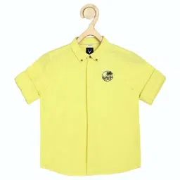Allen Solly Kids Yellow Regular Fit Full Sleeves Shirt-image-38