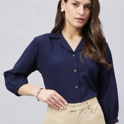 Style Quotient Navy Regular Fit Shirt-26