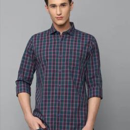 Allen Solly Jeans Multi Cotton Regular Fit Checks Shirt-picture-2
