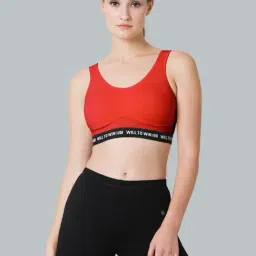 Van Heusen Red Cotton Sports Bra-picture-36