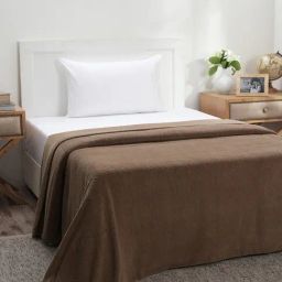 Maspar Brown Cotton 200 TC Single Bed Cover-picture-39