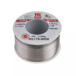 RS PRO Wire, 0.7mm Lead solder, 183°C Melting Point, 1796658-47