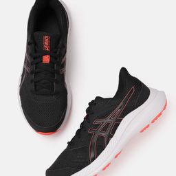 ASICS Men Woven Design Round-Toe Jolt 4 Running Shoes with Brand Logo Detail-42