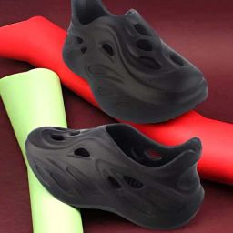 Red Tape Kids Black Back Strap Clogs-image-69