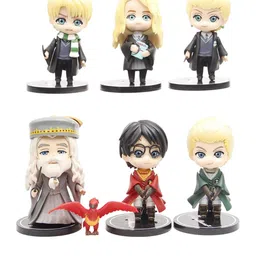 AUGEN Set Of 6 Harry Potter Action Figures Limited Edition for Car-32