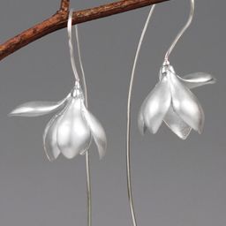 Just Lil Things Contemporary Shaped Drop Earrings-49