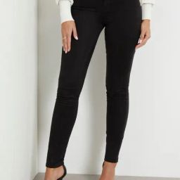 Guess Black Solid Jeans-image-72