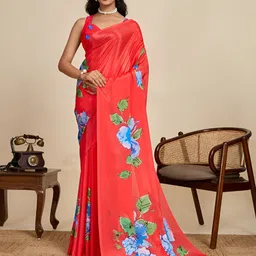 Nayanthara Trends Floral Printed Saree-picture-37