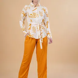 BAESD Printed Long Sleeves Pure Cotton Shirt With Trousers-picture-47