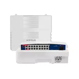 CP PLUS Outdoor AI PoE Switch with 16 Port PoE + 2 Uplink Port + 1 SFP Port, CP-ANW-HPU16G2F1D-N30 image 2