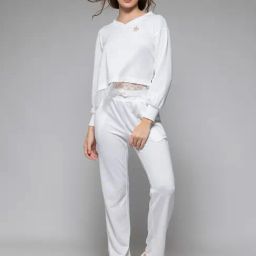 SHAYE White Polyester Regular fit Jump suits-48