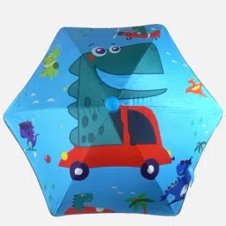 Little Surprise Box Blue Polyester Dino Car Drive Canopy Umbrella-picture-27