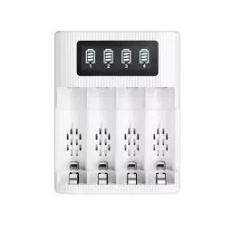 EBL AA and AAA Battery Charger 9x6.8x2.5 cm LCD Display 4 Hours Full Battery Charge Capacity-15