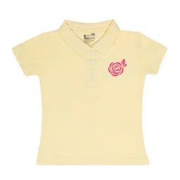 Bodycare Kids Light Yellow Solid Polo T-Shirt-image-99