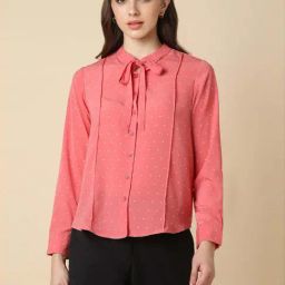 Allen Solly Pink Printed Formal Shirt-39