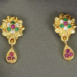 Anouk Floral Drop Earrings-13
