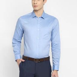 Turtle Light Blue Cotton Regular Fit Shirt-picture-20