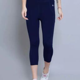 N-Gal Navy Logo Print Tights-image-78