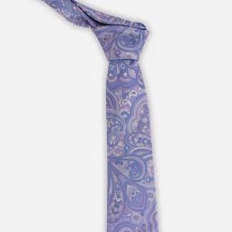 Van Heusen Purple Embroidered Tie-image-95