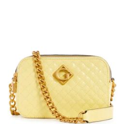 Guess Yellow NERINA Quilted Camera Bag-picture-23