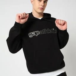 GAP Black Regular Fit Graphic Sweatshirt-image-50