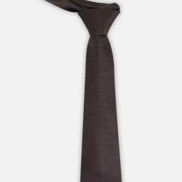 Van Heusen Brown Embroidered Tie-picture-18