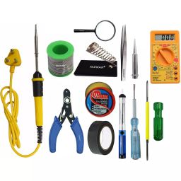 Fadman 13 In 1 Soldering Iron Kit Beginner Basic Flat Tip Copper, Iron & Nickle 25 W-10
