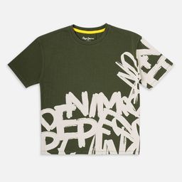 Pepe Jeans Boys Typography Printed Round Neck Pure Cotton T-shirt-image-25
