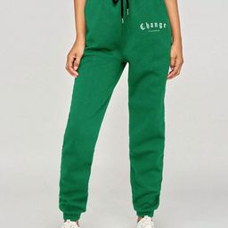 TABADTOD Women Printed Relaxed Loose Fit Joggers Trousers-picture-30