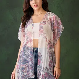 StyleStone Women Printed Shrug-27