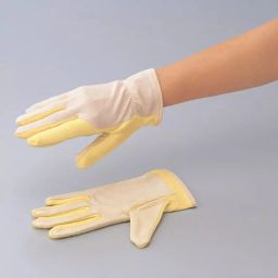 AS ONE Nylon, Kevlar Fibre, Leather Heat Resistant Kevlar Gloves Yellow Color, 3 L Size, TMK-2 (Pack of 1 Pair)-image-60