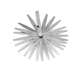 A.D INTERNATIONAL Feeler Gauge with Stainless Steel Body Metric Measurement System & 26 Blades, 93-Q62E-LB3W-28