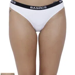 BASIICS by La Intimo Multicolor Cotton Bikini Panty( Pack Of 2 )-image-11