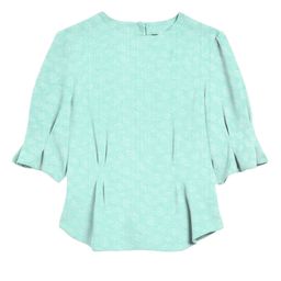 Gini & Jony Half Sleeves Top Leopard Print - Green-picture-41