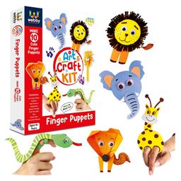 Webby DIY Art & Craft Finger Puppet Activity Kit - Multicolour-image-18