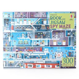 Usborne Book and Jigsaw Spy Mazes - English-10