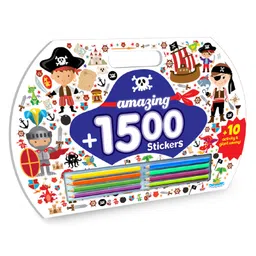 hellofriend books Hello Friend Books Amazing 1500+ Stickers and Activity Pad: Pirates - Fun Actvities to Do for Kids-picture-49