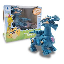 KiddyBuddy Musical Warrior Dinosaur Toy - Blue-image-61