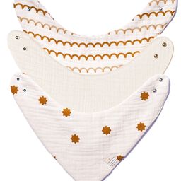 Nintara Baby Bandana Bibs Pack of 3-image-8