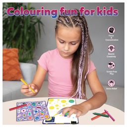 Little Berry My First Colouring Kit for Kids - Space Adventure | Colouring Set with Crayons & Stickers (Multicolour) image 4