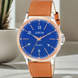 LOREM Men Leather Straps Analogue Watch LR95-image-97