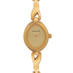 Sonata Women Gold-Toned Analogue Watch NK8109YM02-33