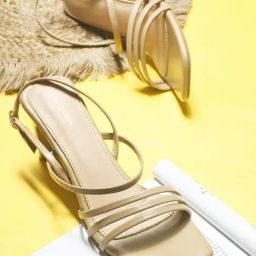 Clog London Women's Beige Back Strap Sandals-picture-38