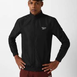 Reebok Black Regular Fit Sports Jacket-image-14